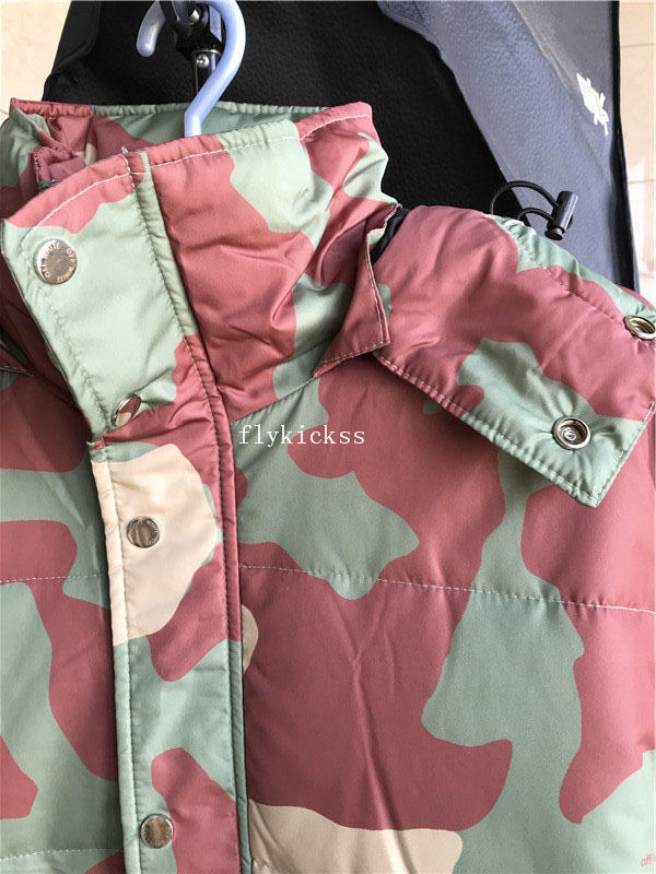 Off-White Diagonals Camouflage Down Jacket